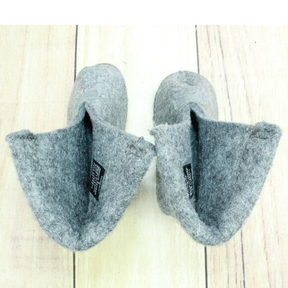 LL Bean Gray Wool Warm Replacement Boot Liner Inserts Size 5 - Picture 7 of 9